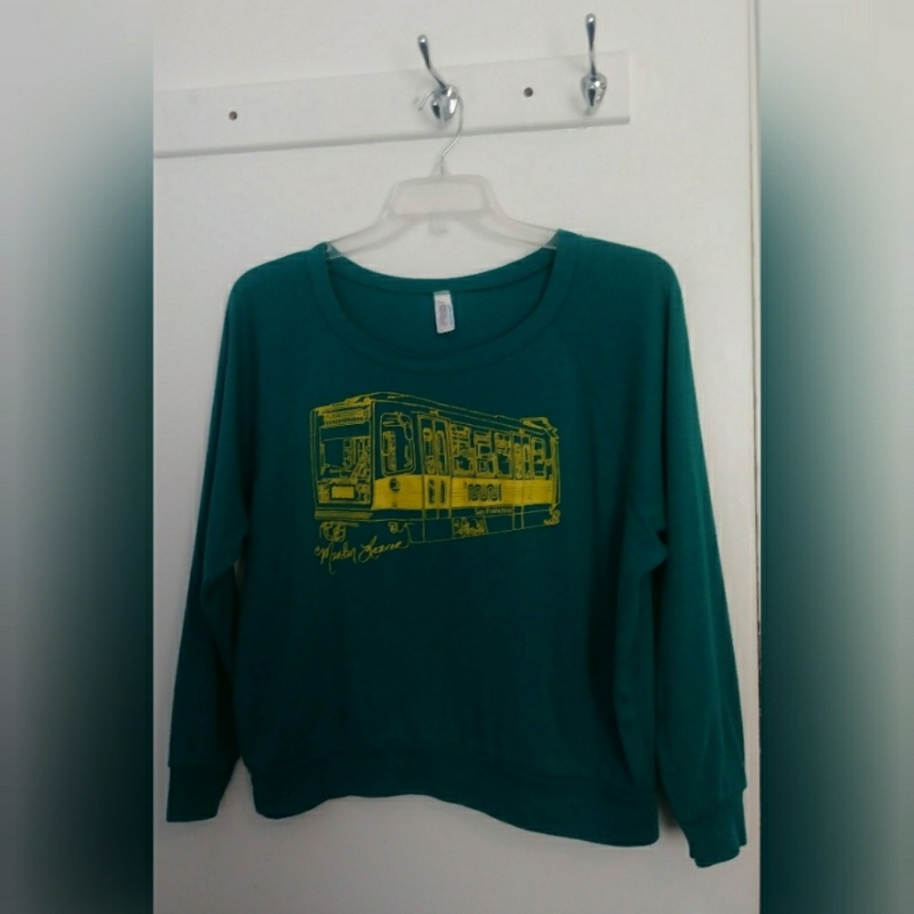 American Apparel San Francisco Muni Graphic Top